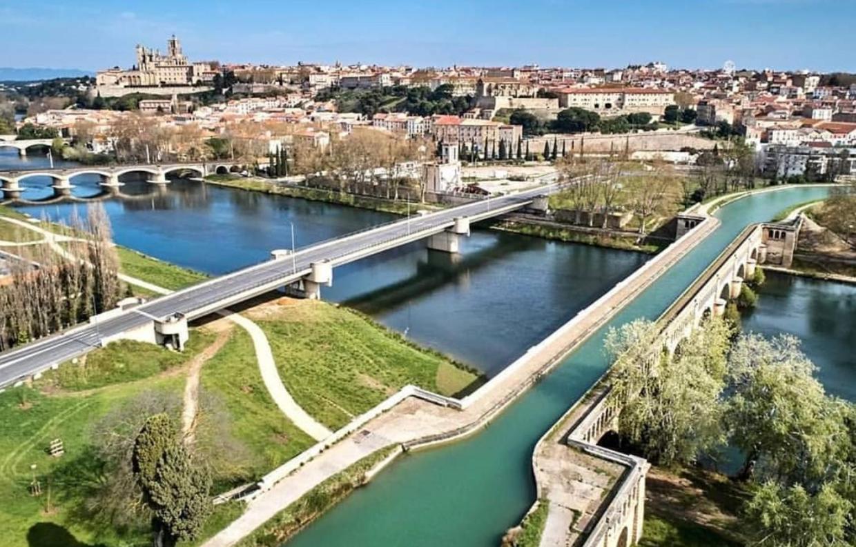 Liberte 1 - T2 Proche Gare Et Centre Commercial Polygone- Beziers- Wifi- Tv Connecte Bagian luar foto